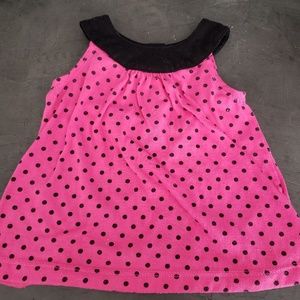NEW LISTING! pink and black infant dress